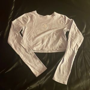 hollister cropped baby tee